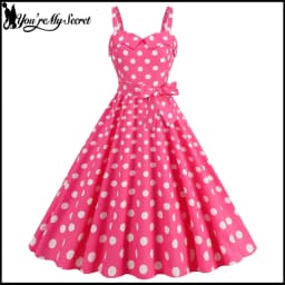 Vintage Classical Polka Dot Printed Dress Women's Sexy Sling Strap Wrap Chest Dress Valentine's Day Streetwear Spring Summer