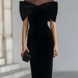 Sexy Split Solid Velvet Dresses Fashion Temperament Off Shoulder Gowns Women Elegant Mesh Splicing Cape Sleeve Slim Party Dress