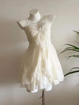 New Vintage Summer Women Sets Elegant Ruffle Lace Chiffon Design Mini Skirt Suit Fairy Female Sweet Korean Fashion Outfits 2025