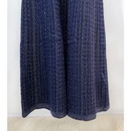 Spring Summer Fashion Temperament Knitted Dress Women Elegant Hollow Out Short Sleeve O-neck Single Breasted Long Robe Ladies