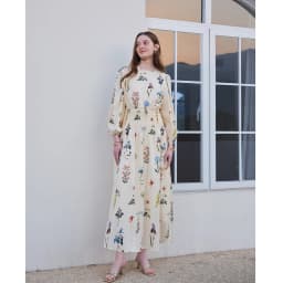 AP SS26 Women Smock Floral Dress Sweet Style