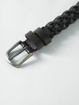 ZIQIAO 2026 Spring Women's Handwoven Cowhide Leather Belt - Braided Design Adjustable Waistband for Casual Daily Wear