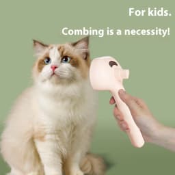 Dog Comb Pet Steam Massage Brush Safe Round Head Soft Teeth Spray Hair Removal Comb for Dog Universal for Cats Dogs Accessories