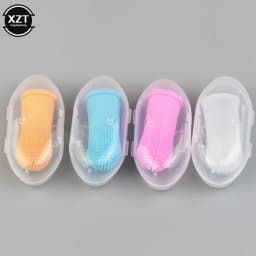 Dog Super Soft Pet Finger Toothbrush Teeth Cleaning Bad Breath Care Nontoxic Silicone Tooth Brush Tool Dog Cat Cleaning Supplies