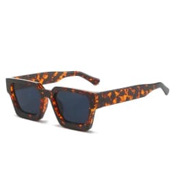 SORVINO 2024 Luxury Square Sunglasses Retro Brand Designer Men Trending Leopard Blue Green Sun Glasses Personalized Shades UV400