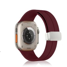 Magnetic Strap For Apple watch ultra band 49mm 45 mm Silicone Bracelet iWatch Series 7 8 se 6 5 3 44mm 45mm 40mm 41mm 42mm 38mm