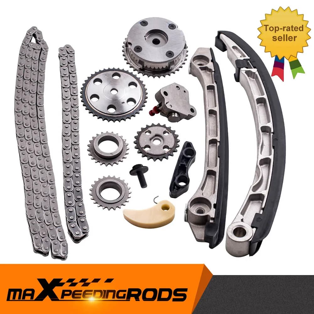 Full Timing Chain Kit W/Cam Gear for Mazda 3 CX-7 Speed3 Speed6 TURBO 2.3L for 3 6 CX-7 2.3L Turbo 2006-2013 L3K9-12-4X0C