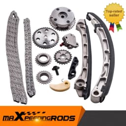 Full Timing Chain Kit W/Cam Gear for Mazda 3 CX-7 Speed3 Speed6 TURBO 2.3L for 3 6 CX-7 2.3L Turbo 2006-2013 L3K9-12-4X0C