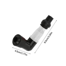 90 Degree Flashing Spark Plug Cap Motocross 90 Degree Spark Plug Resistor Cover Motorcycle Flash Spark Plug Boot Cap Cover For