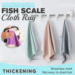 Windshield Cleaning Cloth Microfiber Scale Cleaning Towels 10X Portable Thickened Cleaning Cloths Glass Cleaning Tools For