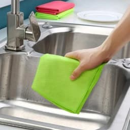 Windshield Cleaning Cloth Microfiber Scale Cleaning Towels 10X Portable Thickened Cleaning Cloths Glass Cleaning Tools For