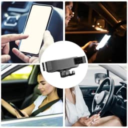 Car Vent Phone Holder Automobile Vent Cell Phone Mount Secure Air Vent Phone Car Mount Adjustable Air Vent Clip Cell Phone