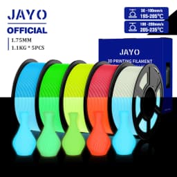 JAYO PETG/PLA 3D Filament 1.75mm 5.5KG Glow in the Dark PLA 3D Printer Filament Neatly Wound Luminous PETG 3D Printing MaterialS