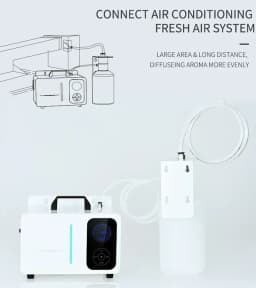 NAMSTE 9000m³ Smart App Control WIFI Perfume Essential Oil Hotel Diffuser Machine HVAC Split Essential Oil Diffuser For Office
