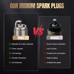 Carbole 8 pcs IRIDIUM Spark Plugs for 2014+ LT1 L83 L86 L84 L87 LT4 #5019 90117 LTR5GP