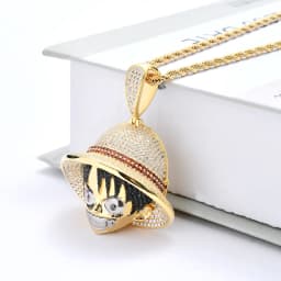 JINAO European and American Style High Quality Ice Cravejado AAA+ Cubic Zircon Necklace&Pendant Jewelry For Gift