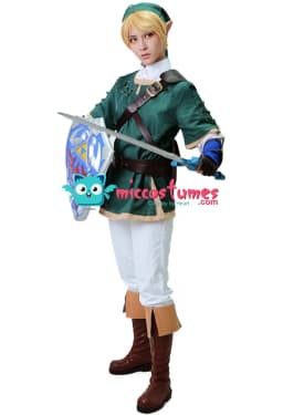 Miccostumes Green Princess Cosplay Costume Halloween Costume for Men Cosplay Costumes