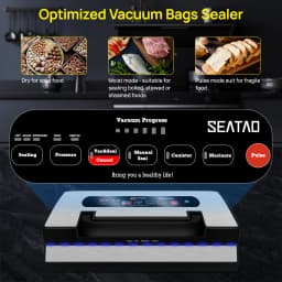 Seatao VH5188 Vacuum Packing Machine Built in Cutter & Storage Multifunction Automatic Vacuum Sealer Machine Commercial