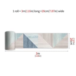 Waterproof PVC Wall Stickers Self Adhesive Wallpaper Kitchen Wardrobe Cabinet Furniture Door Floor Renovation Home Floor Decor