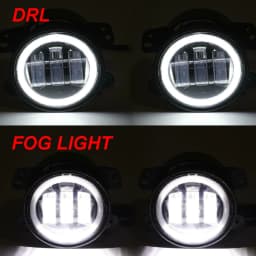 2PCS 4" Led Fog Lights Led Fog Lamps Bulb Projector light Driving Offroad Lamp for 2010-2012 Dodge Journey Jeep Wrangler JK