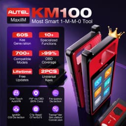 Autel KM100 Key Programmer V200 Universal Key Generator Free Update Lifetime PK IM508 IM608 IMMO KM100X KM100E