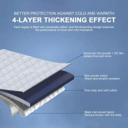 Car Windshield Window Snow Cover Car Snow-blocking Front Gear Sun-proof Heat Insulation Cloth Front Windshield Antifreeze Cover