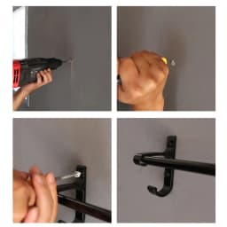 Spray Bottle Storage Rack Car Wash Tool Holder Metal Display Bar Hanger Garage Laundry Car Beauty Shop Organizer Accessory