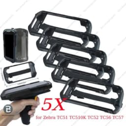 5Pcs Protective Case Hand Bumper Rugged Boot for Zebra TC51 510K TC52 TC56 TC57