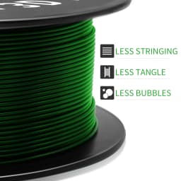 GEEETECH Strong PETG 3D Filament 1.75mm 1kg – High Toughness Low Warping Clog-Free ±0.03mm Vacuum Sealed Spool for Creality Bamb