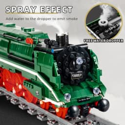 MOULD KING 12007 Remote Control Train The Motorized BR18 201 German Express Train Model Bricks Building Blocks Kid Birthday Gift