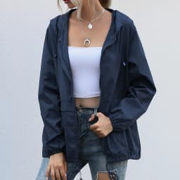 Women Jacket Tactical Waterproof Windbreaker Jackets Female Hooded Hip-hop Pilot Windproof Coats Women's Outdoor Hiking Raincoat