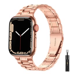 Stainless Steel Strap for Apple watch band 44mm 40mm 45mm 41mm 42mm 38mm 3 4 5 6 SE 44 mm Metal bracelet iWatch Series 7 45 mm