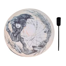 Shaman Drum Handmade Shamanic Drum Music Spiritual Bass Drum For Spiritual Music Sound Healing Adult Drum Reflection And