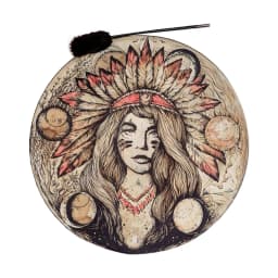 Shaman Drum Handmade Shamanic Drum Music Spiritual Bass Drum For Spiritual Music Sound Healing Adult Drum Reflection And