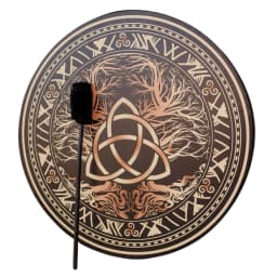 Shaman Drum Handmade Shamanic Drum Music Spiritual Bass Drum For Spiritual Music Sound Healing Adult Drum Reflection And