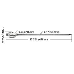 Dog Stake Dog Tie Out Stake 360 Swivel 360 Swivel Dog Tie Out Stake Dog Anchor Max Weight 66LB Tent Stake For Camping Yard &