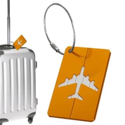 Travel Luggage Tags Metal Suitcases Tags Baggage Name Tags Suitcase Address Label Holder Metal Luggage Tag Travel Accessories