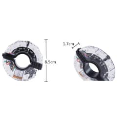 LED Rechargeable Bike Wheel Hub Lights Waterproof USB RGB Colorful Bicycle Spoke Lights For Safety Warning And Decoration
