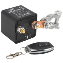 Car 12/24V Remote Battery Switch Relay Auto Power Protector Integrated Wireless Remote Control Disconnect Cut Off Isolator