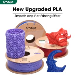 ESUN Fast Printing PLA Filament for 3D Printer 1.75mm 3D Printer Filament 1KG (2.2 LBS) Spool 3D Upgraded PLA for Bambu Lab
