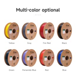 ESUN Fast Printing PLA Filament for 3D Printer 1.75mm 3D Printer Filament 1KG (2.2 LBS) Spool 3D Upgraded PLA for Bambu Lab