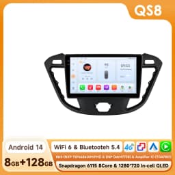 Hizpo 8G 128G Android Auto Carplay Car Radio For Ford Transit Tourneo Custom 2013-2021 Multimedia Video Player Navigation GPS BT