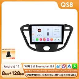 Hizpo 8G 128G Android Auto Carplay Car Radio For Ford Transit Tourneo Custom 2013-2021 Multimedia Video Player Navigation GPS BT