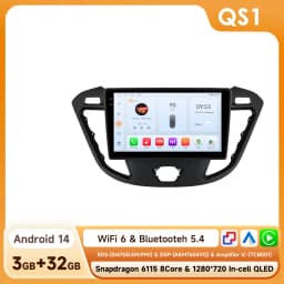 Hizpo 8G 128G Android Auto Carplay Car Radio For Ford Transit Tourneo Custom 2013-2021 Multimedia Video Player Navigation GPS BT