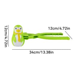 Penguin Snow Ball Maker Snow Mold Tool Thickened Outdoor Activities Winter Snowball Maker Clip Snow Toy Kids Creative Toy