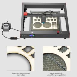 Algolaser Honeycomb Platform Working Panel Set for Laser Engraver 445x450mm Stainless Steel with Aluminum Panel to Protect Desk