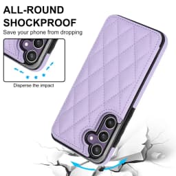 For Samsung Galaxy S23 FE S23 S22 S21 S20 Ultra Case,Luxury Flip Folio Leather Wallet Cover Card Slots & Kickstand Phone Cover