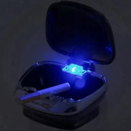 Ashtrays With Lids Car Ashtray With LED Lights Car Ashtray Personality Innovative Ashtray Automotive Interior Accessories Decor