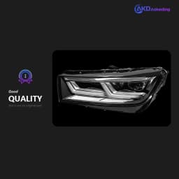 AKD Head Lamp for Audi Q5 LED Headlight 2018-2020 Headlights Q5 DRL Turn Signal High Beam Angel Eye Projector Lens