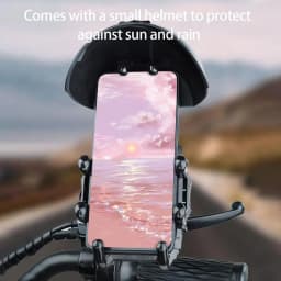 Phone Holder For Bikes Anti-Slip Stable Phone Mount With Silicone Pad Multifunctional 360 Degree Rotatable Bicycles Accessories